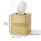 Tissue Box | Stainless Steel Square Facial Tissue Box Holder | Gold Finish